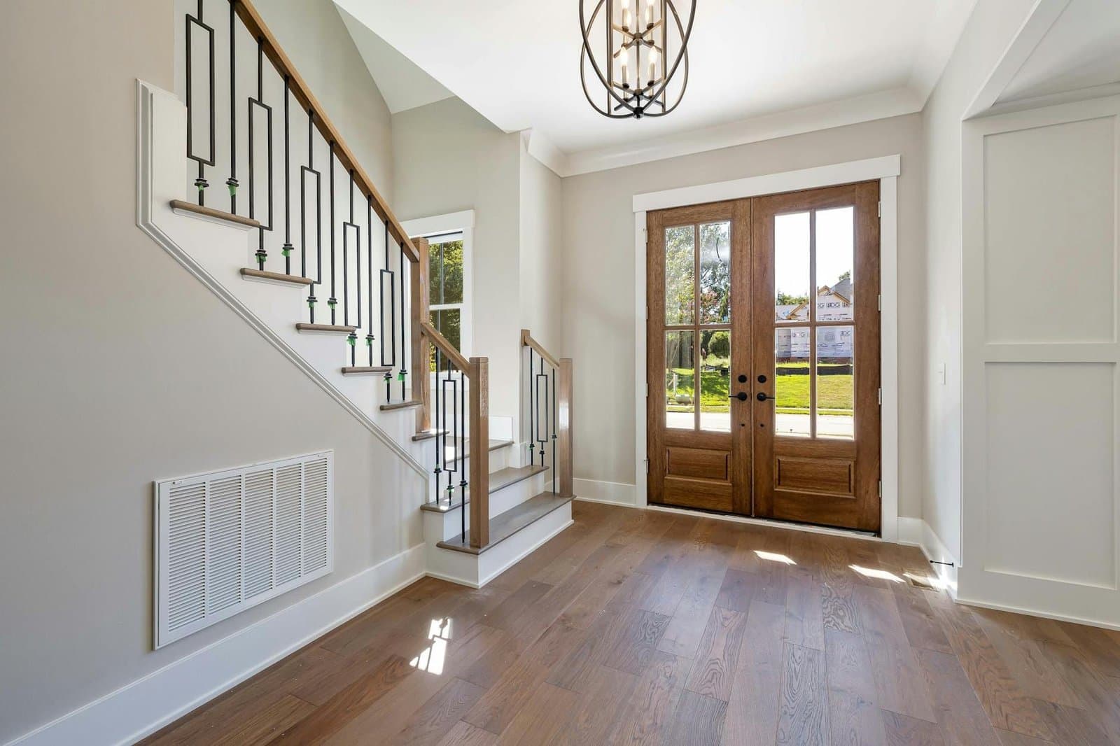 wooden main door of a house