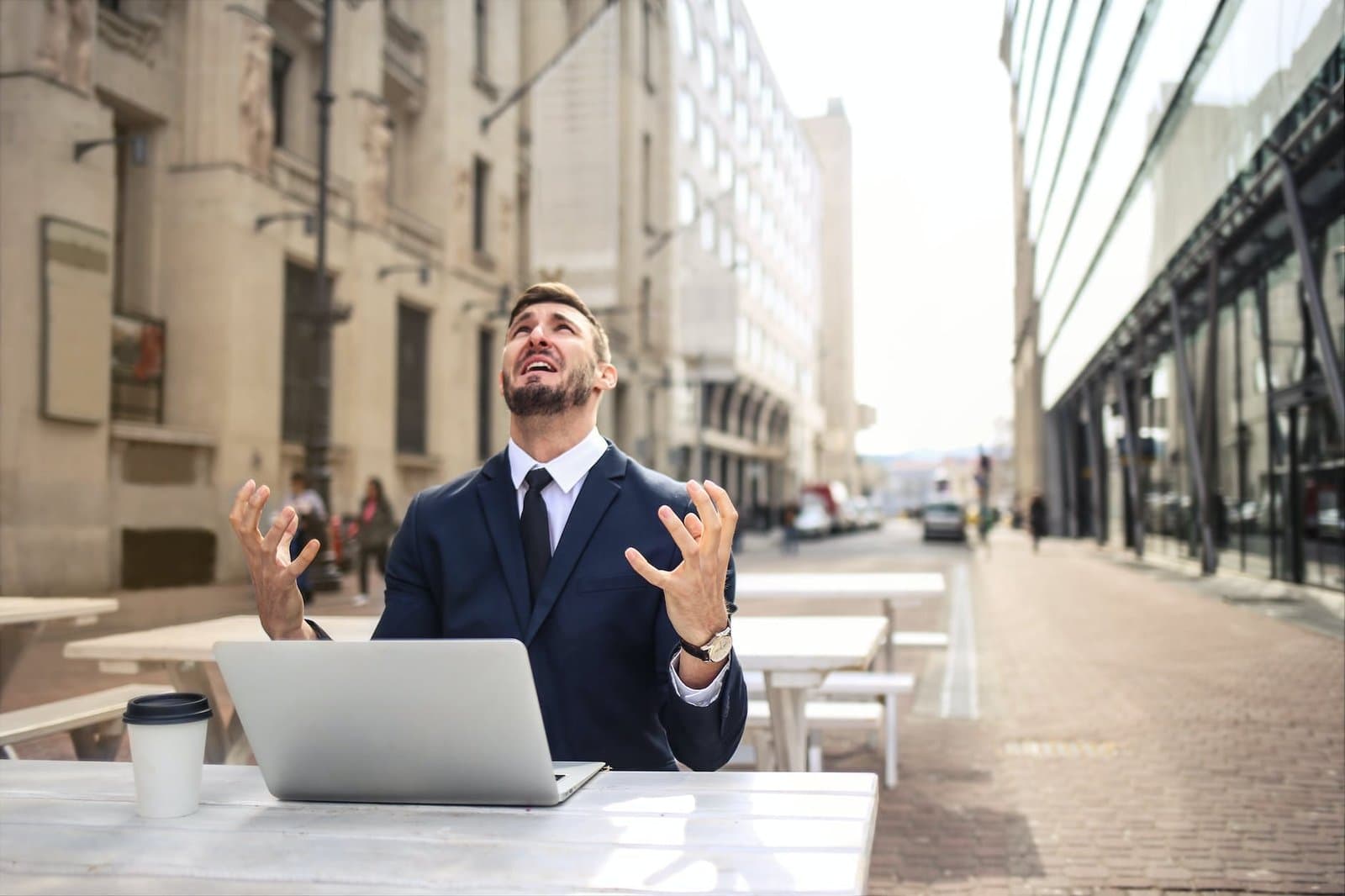 man showing distress signs it's time to find a new property management company
