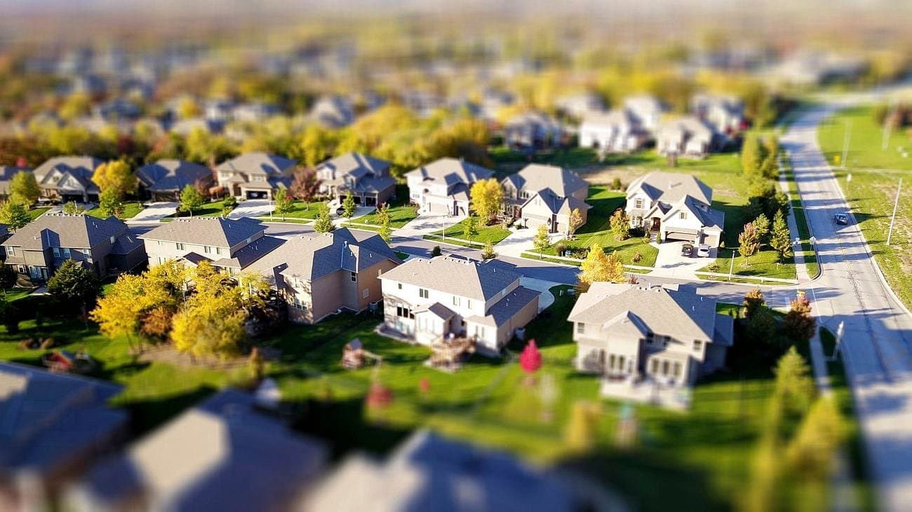 Free aerial view of neighborhood fha loans interest rates